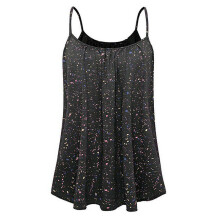 (Blackspot,L)Womens Summer Strappy Tops Cami Dress Ladies Beach Sleeveless Floral Dress Vest