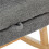 Grey Waffle Rocking Chair with Footrest 14