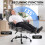 Homcom HOMCOM Big and Tall Office Chair with Lumbar Support, Grey 8