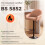 Homcom HOMCOM Bar Stools Adjustable Height Backrest Set of 2, Brown 9