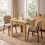 Homcom HOMCOM Modern Folding Dining Table for 4 Under-Table Storage 140cm Oak 8