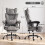 Homcom HOMCOM Big and Tall Office Chair with Lumbar Support, Grey 3