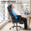 Homcom HOMCOM Big and Tall Office Chair with Lumbar Support, Black 7