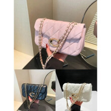 (ABC-3pcs) 2026Small Fragrant Wind Bag Handbag Rhombic Chain Bag 2026 New One-shoulder Messenger Bag Joker High Sense Small Square Bag Tide