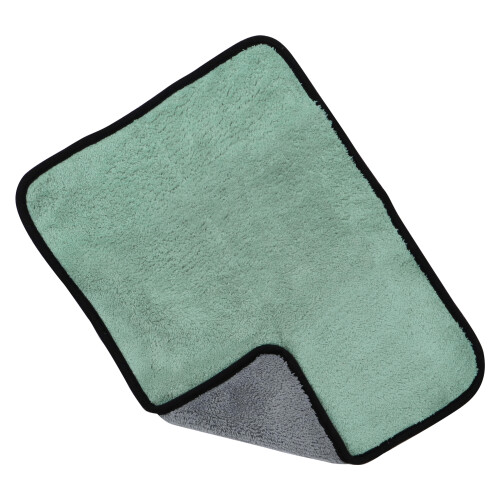 JVL Microfibre Cloth Grey Green Household Cleaning Cloth 2