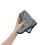 JVL Microfibre Cloth Grey Green Household Cleaning Cloth 6