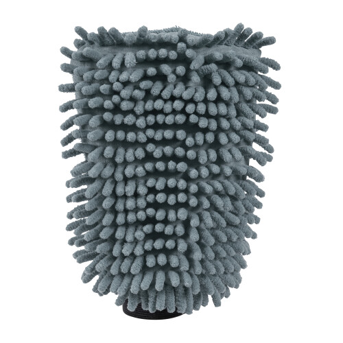JVL Microfibre Hand Mitt Grey Dusting Cloth 1