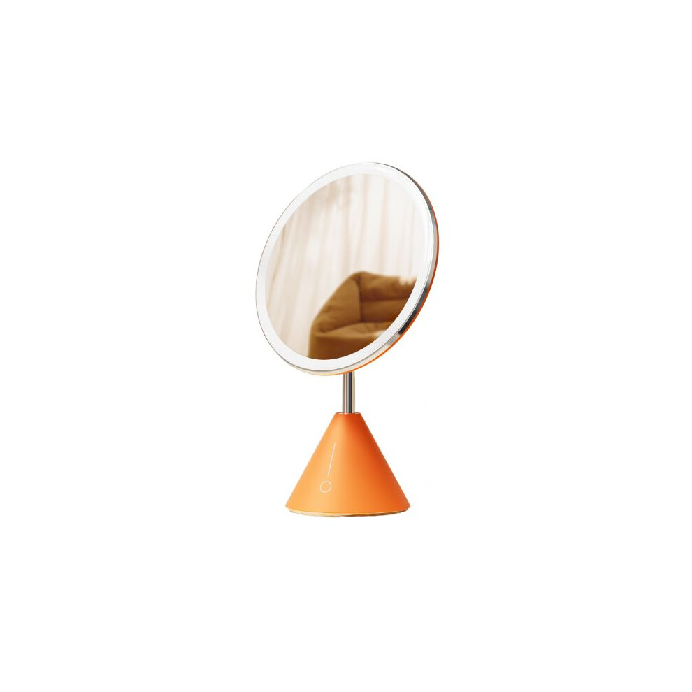 TOUCHBeauty H1 Smart LED Makeup Mirror with 5X Magnifier in Orange - Image 6