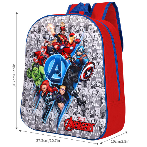 Marvel Avengers 3D Eva Backpack Kids School Bag 2