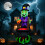 (US regulations) 1.8m Halloween Inflatable Witch Crow on Shoulder Cauldron Magic Potion Spooky Atmosphere 4