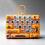 (26-square blue B) Halloween Christmas 26-Key Decompression Keyboard Keychain Pendant Toy Gift Set 2