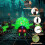 (Green) COMIN 9FT LED Aufblasbare grüne Spinne Halloween-Gartendekoration mit Lichtern 4