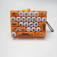 (Halloween 26A) Halloween Christmas 26-Key Decompression Keyboard Keychain Pendant Toy Gift Set