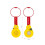 (gourd) Chinese Style Lucky Keychain Creative Key Ring Leather Card Holder AirTag Case Practical Gift 1