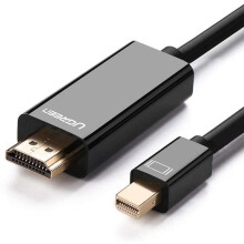 Ugreen Mini DisplayPort til HDMI-kabel 4K, 1,5m - Svart