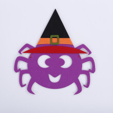 (Spider; On Demand) Felt Halloween Masks Decorations Custom Made Cartoon Face Masks for Kids Costume Party Supplies