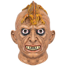 (40233) Halloween-Alien-Nippelmaske aus Latex, Kopfbedeckung für Horror-Monster-Cosplay, Requisiten für Spukhäuser
