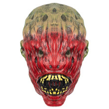 (40253) Halloween-Alien-Nippelmaske aus Latex, Kopfbedeckung für Horror-Monster-Cosplay, Requisiten für Spukhäuser