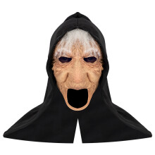 (40352) Halloween Latex Witch Masks Scary Headgear Film TV Props Realistic Street Performance