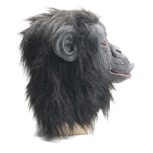 (gray face) Halloween Latex Monkey King Brothers Masks Set with Big-Eared Ape Headgear