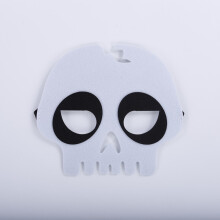 (Skull 1; On demand) Felt Halloween Masks Decorations Custom Made Cartoon Face Masks for Kids Costume Party Supplies