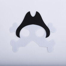 (Skull 2; On Demand) Felt Halloween Masks Decorations Custom Made Cartoon Face Masks for Kids Costume Party Supplies