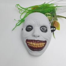 (Transparent eyes) Halloween-Masken, Horror, Exorzisten, weißgesichtige Dämonen, Spukzimmer, Streiche, Cosplay-Party-Requisiten