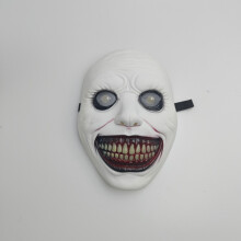 (Matte white is the choice of 90% of customers.) Halloween Masks Horror Exorcists White-Faced Demons Haunted Rooms Pranks Cosplay Party Props