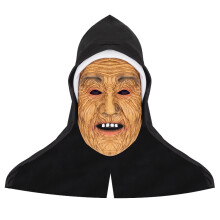 (40268) Halloween Latex Witch Masks Scary Headgear Film TV Props Realistic Street Performance