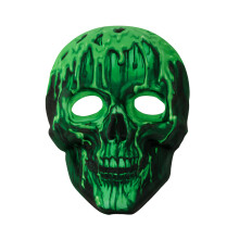 (Glow-in-the-dark green skull mask HDBZ24935) Halloween Horror Glow-in-the-Dark Skull Mask Heart-Pounding