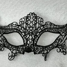 (Prom Mask 3, 22CMX11CM) Gold Stamped Lace Half Face Mask for Masquerade Party Halloween