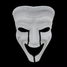 (SCP-035 Smiley Face Containment Breach 20.5*26cm) Resin Hannya Mask Masquerade Devil Japanese Demon King Hundred Demons Halloween Costume Props