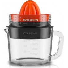 Spremiagrumi - Taurus - Vetro per agrumi - 30W - Ciotola in vetro 1L - Doppio senso di rotazione