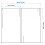 IKEA LENDA Cotton Curtains 140x250 cm 2