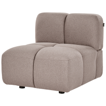 1-Seat Section MAKSABERG Fabric Taupe