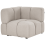 Beliani Corner Seat MAKSABERG Fabric Beige 1