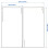 IKEA ROSENMANDEL Curtain Pair 135x250 4