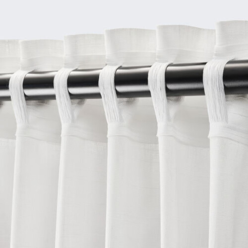 IKEA SILVERLÖNN Sheer Curtains 145x250 2
