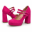 (39, Fuchsia) Mary Janes Shoes Size 34-42 5