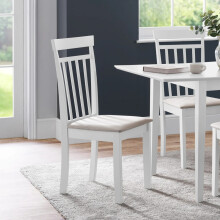 Set Of 2 Coast White Dining Chairs