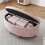 Velvet Upholstered Storage Bench, Pink, 90x40x42cm 1