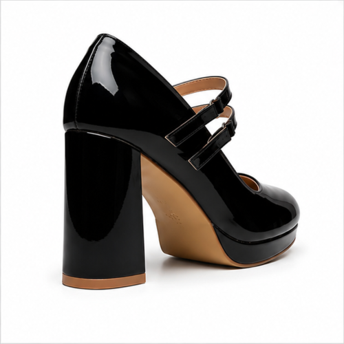 (39, Black) Mary Janes Shoes Size 34-42 2