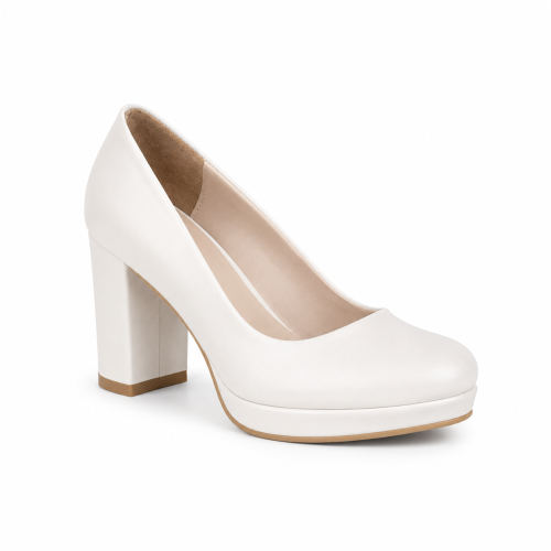 (41, White) Chunky Platform Shoes Size 34-42 2