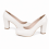 (41, White) Chunky Platform Shoes Size 34-42 4