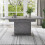 (Grey, MDF) Extendable Rectangular Dining Table, Grey 1