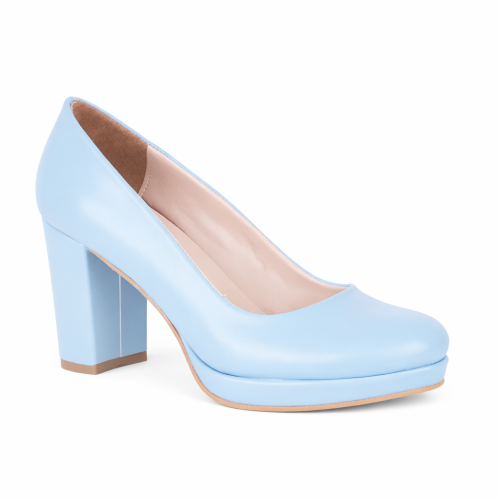 (39, Baby Blue) Chunky Platform Shoes Size 34-42 2