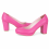 (37, Fuchsia) Chunky Platform Shoes Size 34-42 4