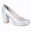 (42, Silver) Chunky Platform Shoes Size 34-42 3