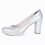 (40, Silver) Chunky Platform Shoes Size 34-42 4
