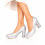 (35, Silver) Chunky Platform Shoes Size 34-42 1